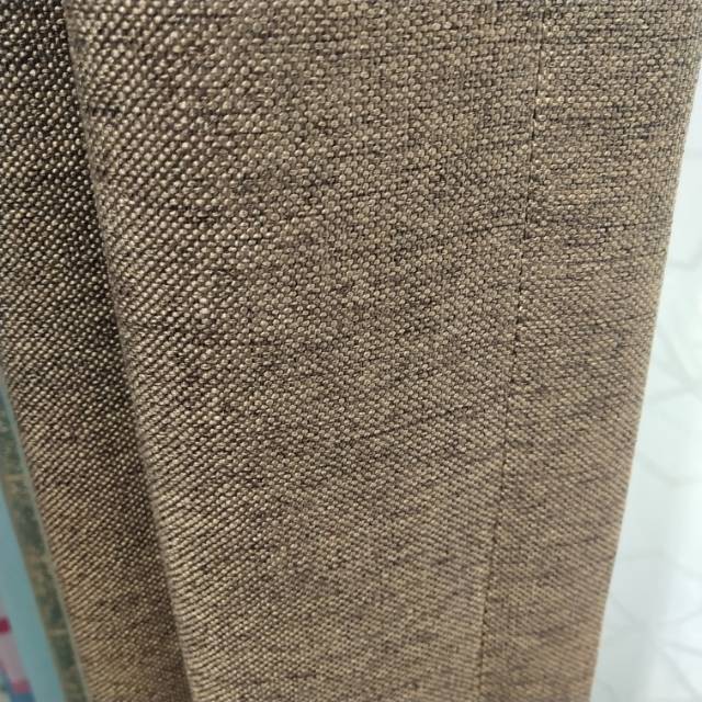 Double-sided cotton and linen jacquard seamless splicing fashionable curtains for living rooms, bedrooms and dormitories details Picture