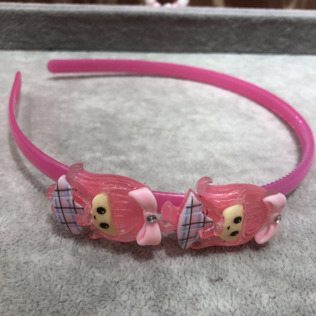 新年红色儿童发夹配可爱发夹头饰发饰品