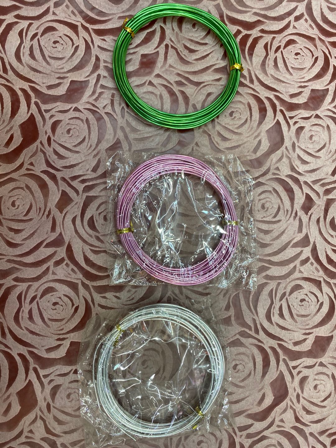 Color aluminum wire DIY manual materials metal wire handicraft modeling word knitting soft aluminum wire bicycle accessories materials thumbnail
