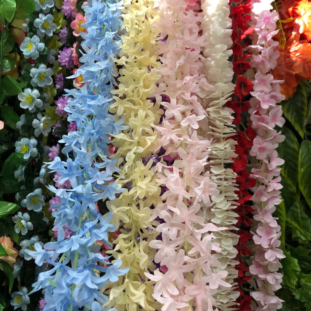 仿真花串花写真道具 田园风写真道具创意婚礼