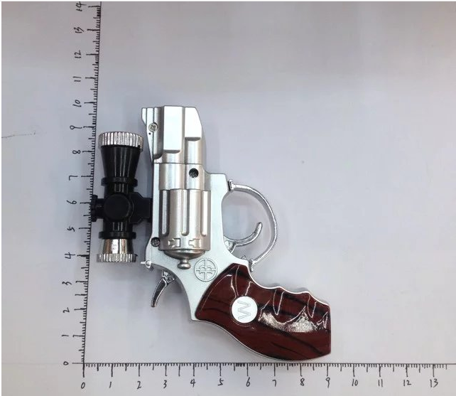 整人玩具塑料触电激光手枪仿真触电led照明玩具枪义乌玩具热卖