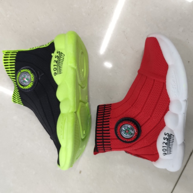 Children's Shoes Boys Fly Knitting Shoes New Spring And Autumn Children's Knitting Shoes Boys And Girls Socks Boots details Picture