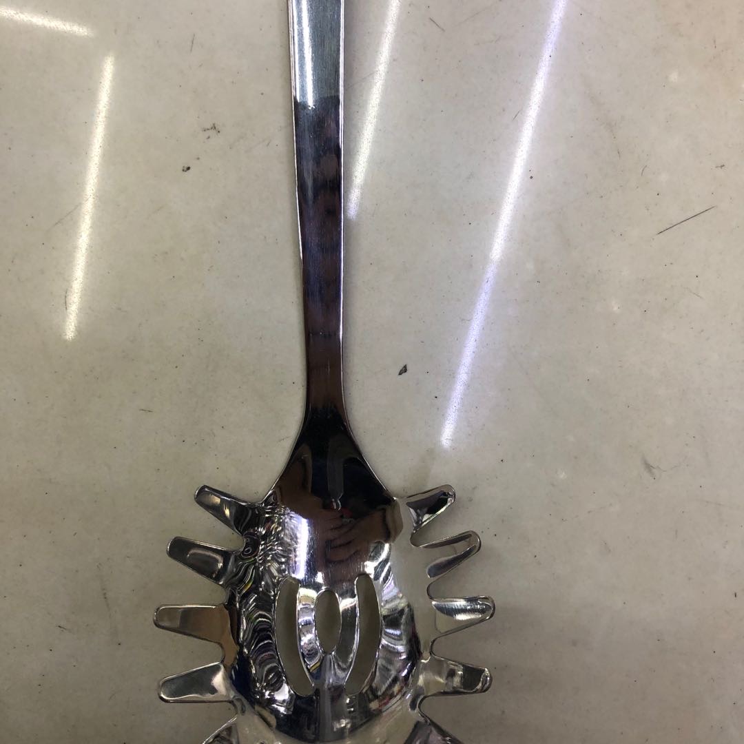 促销欧式不锈钢过滤勺漏汤勺捞面条火锅漏勺厨房粉抓细节图