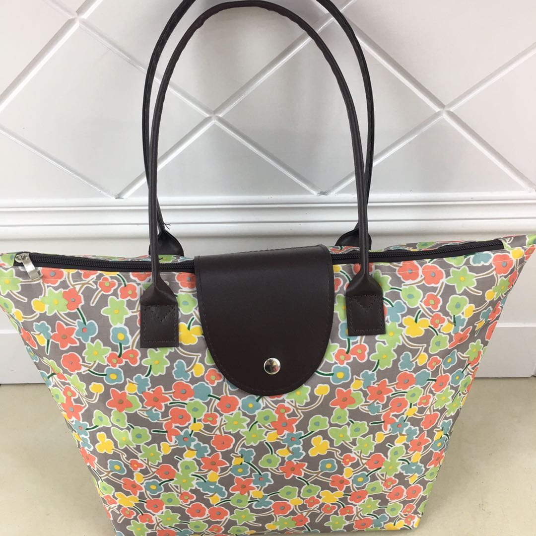 牛津布防水购物袋市袋子买菜袋旅行袋短途行李袋可折叠防水大号。，