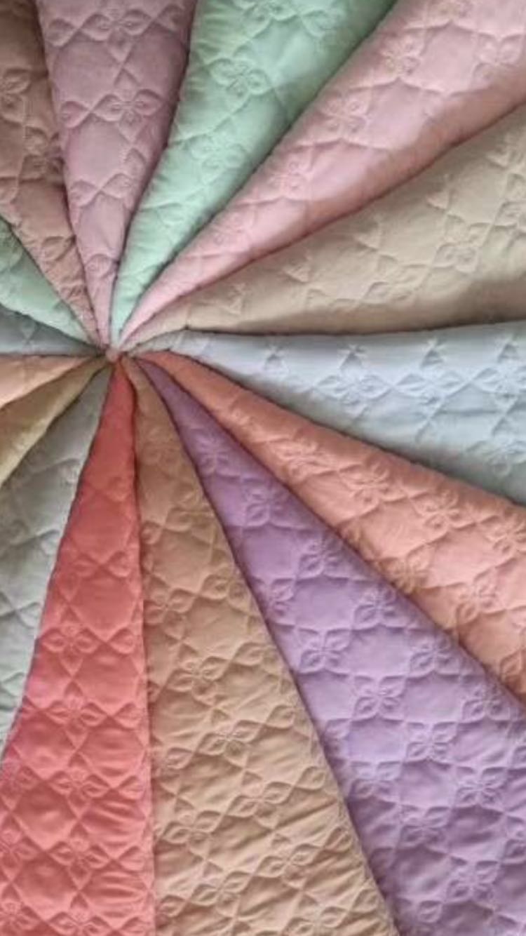 Simple style solid-color embossed spring and summer blanket, quilt core, single person Specification image