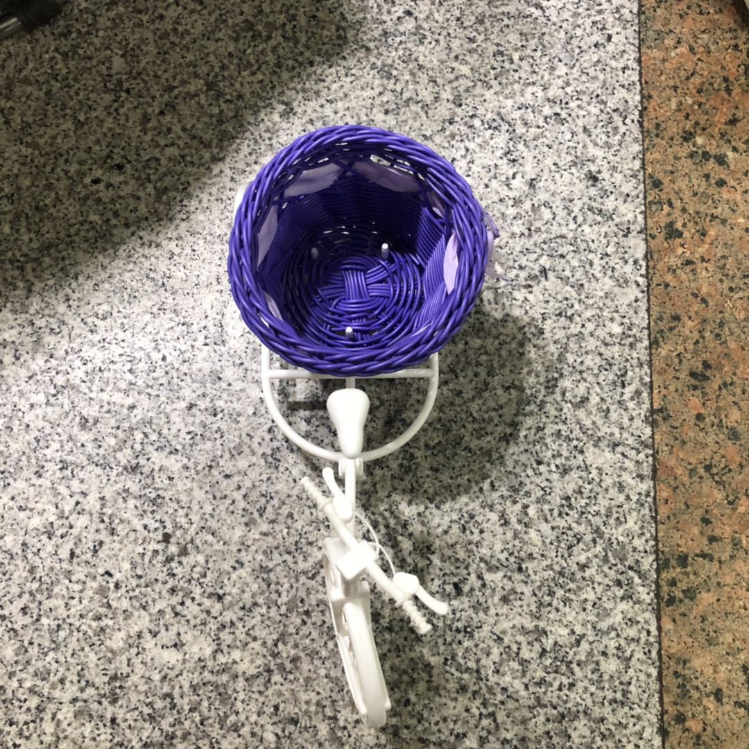 厂家批发塑料三轮车花盆塑料优质加厚大花盆多肉仿陶瓷花盆产品图