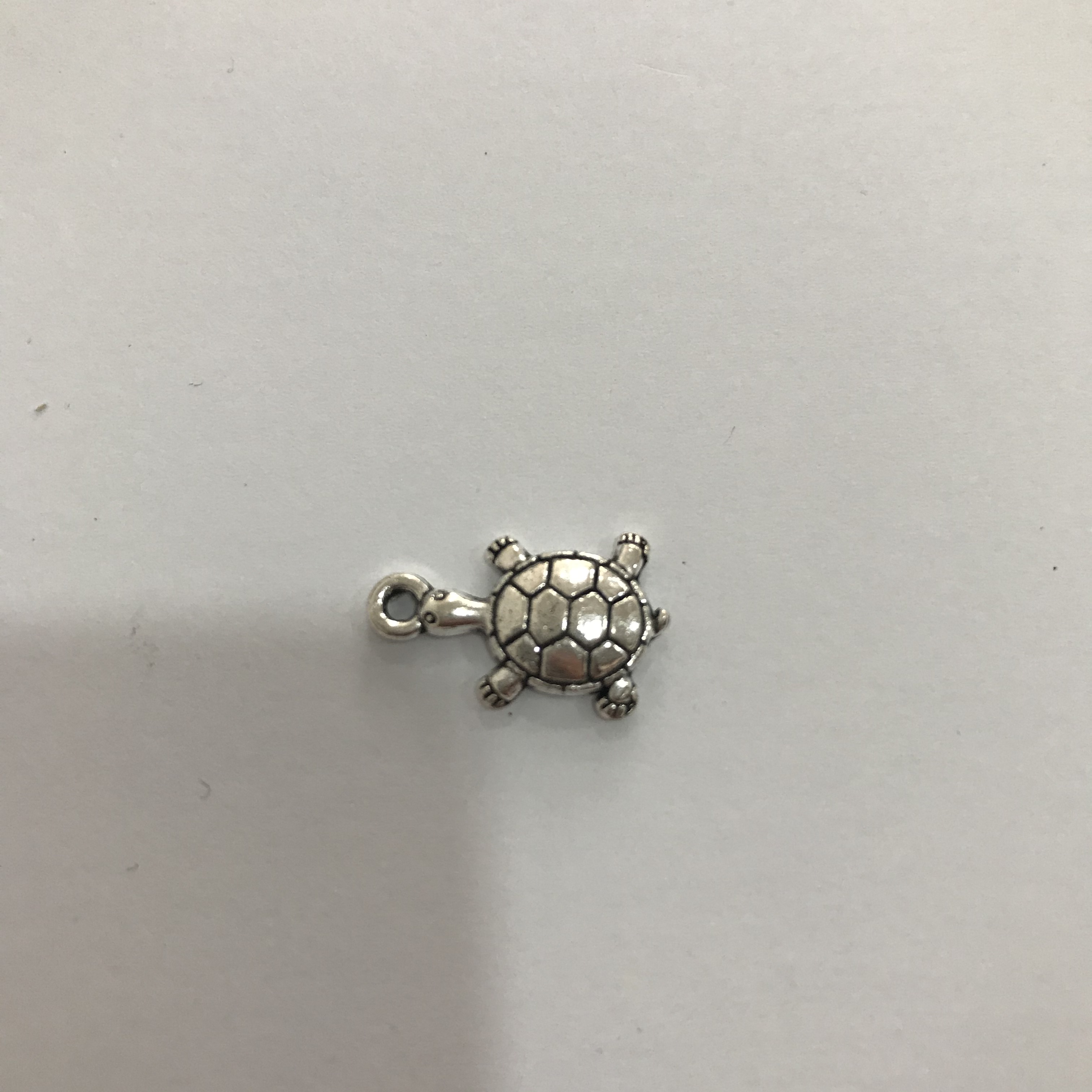 Marine Life Series Ancient Silver Turtle Pendant DIY Jewelry accessory, handcrafted material accessory 4022
