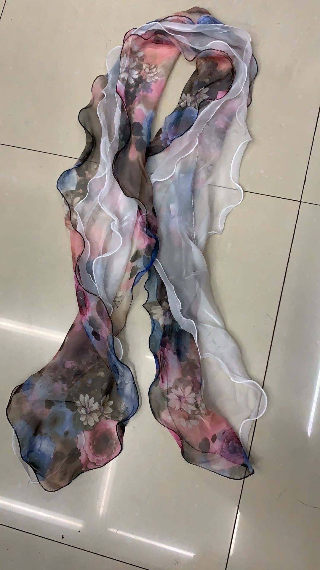 Women's Scarf Everything Explosive Headscarf Floral Silk Scarf Thin