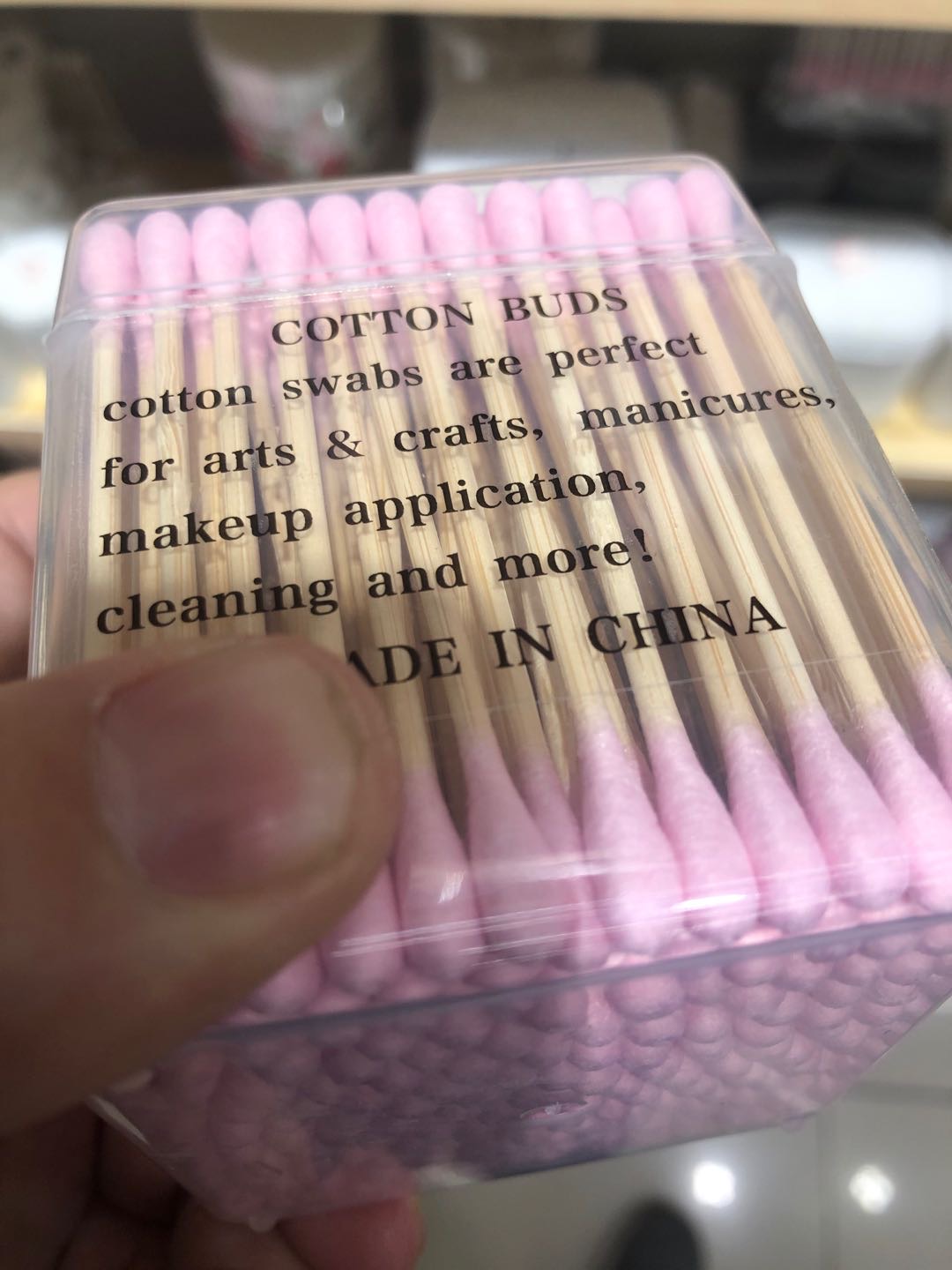 200 Bamboo Stick Cotton Double Head Cotton Swab Makeup Remover Cotton Swab Makeup Tool Specification drawing