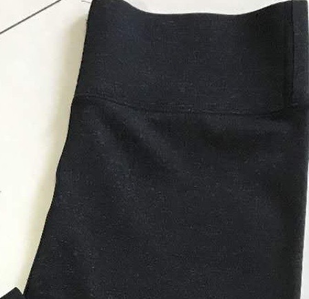 Women's High-Waisted Casual Loose Pencil Shorts Comfortable Breathable Leggings Specification drawing