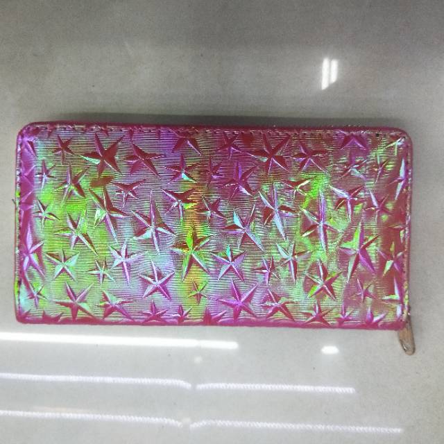 厂家直销时尚大众新颖休闲简约粉色女士钱包！产品图