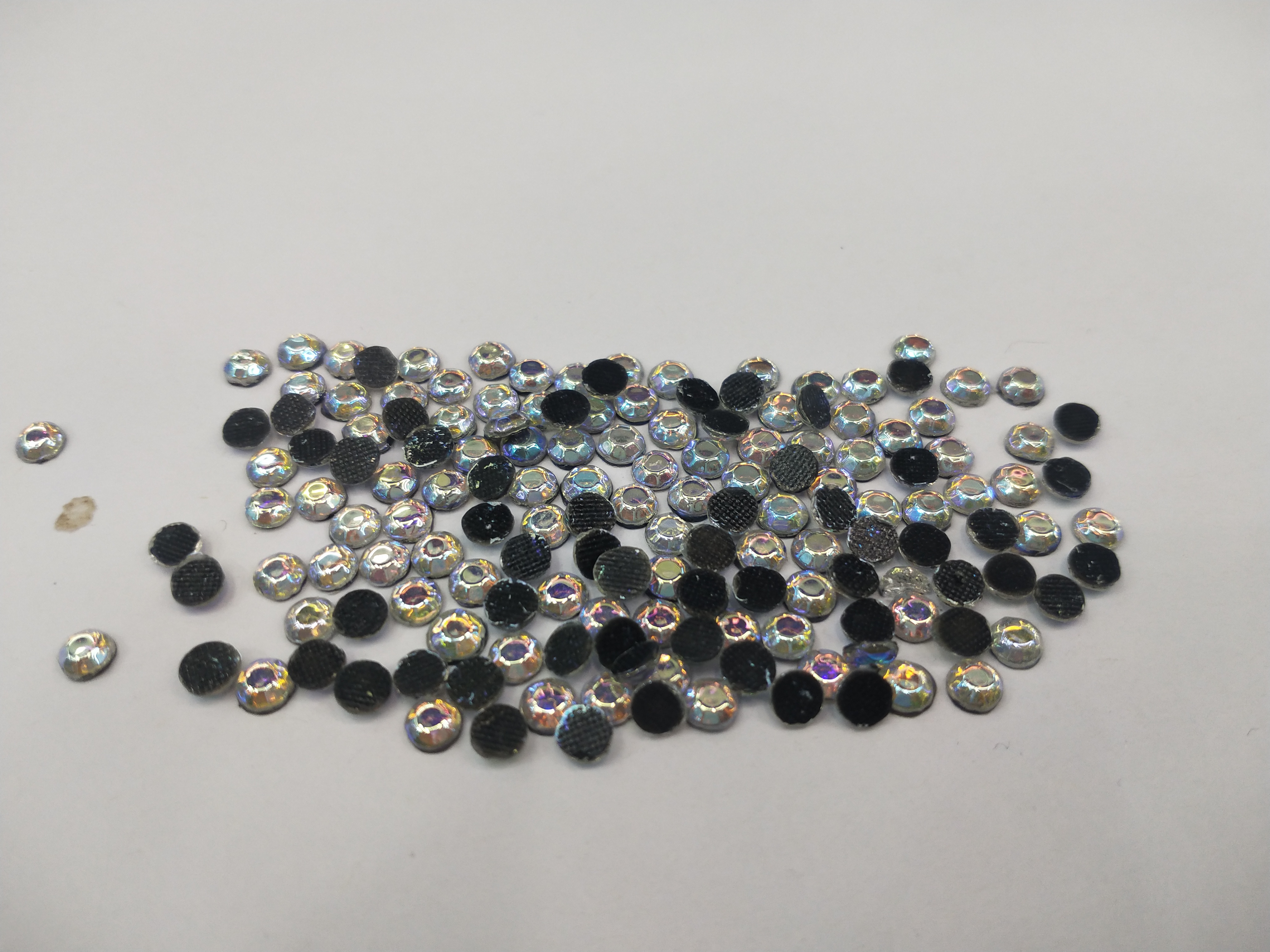 烫钻/烫钻贴树脂/美甲树脂花/布贴/黑尖晶产品图