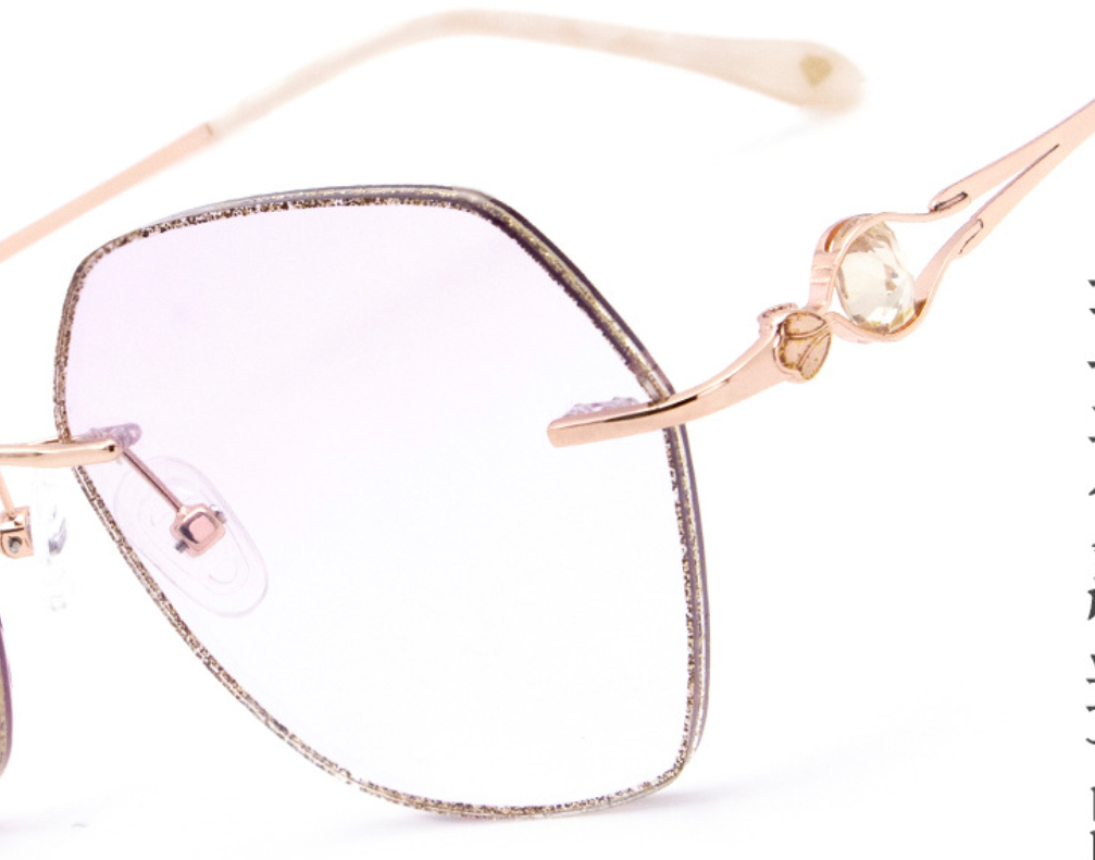 New fashionable sunglasses, large-framed polygonal sunglasses, polarizing glasses, Korean version, trendy and trendy, high-end metal women's style 22222 Specification image
