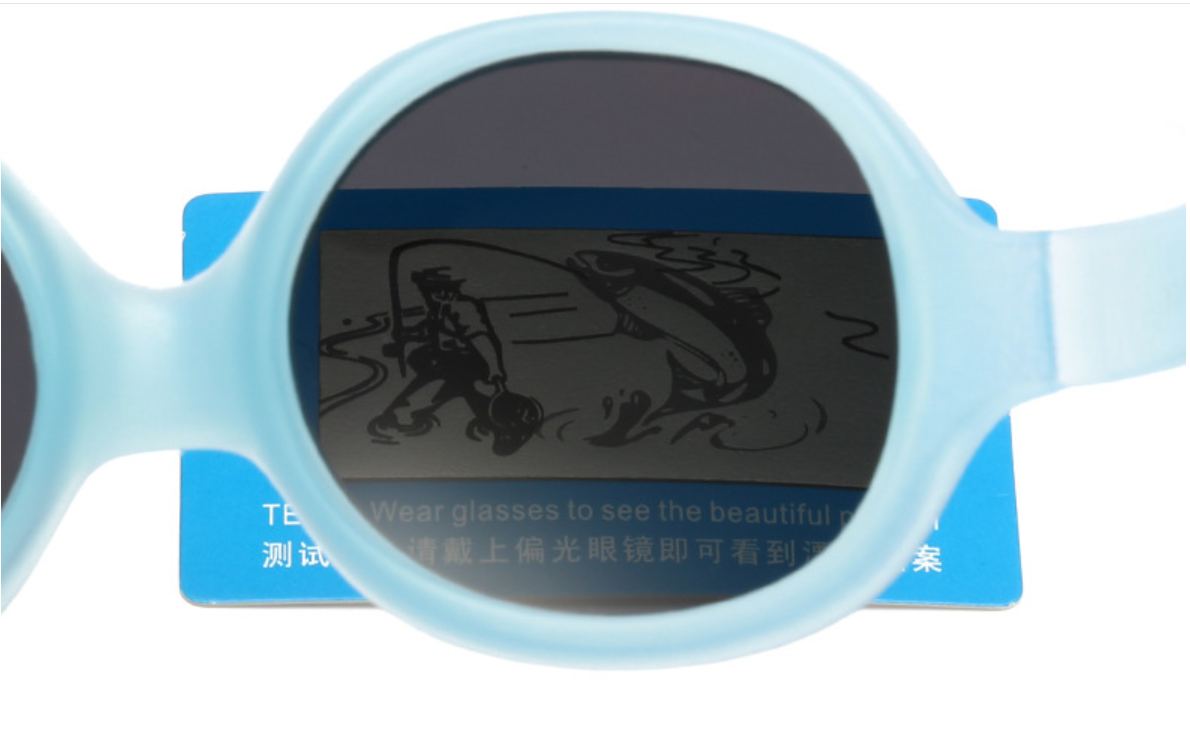 New cross-border children's sunglasses, student fashion, customizable foreign trade glasses, children's UV protection polarized sunglasses details Picture