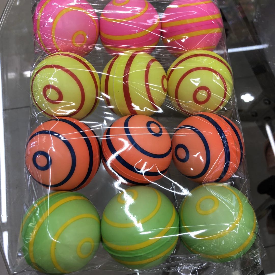 Factory direct sales of pu multi-color rebound spiral balls