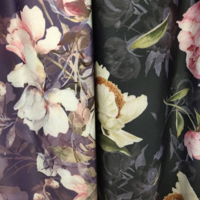 Gothic pattern knitted fabric for clothing, accessories and headwear details Picture