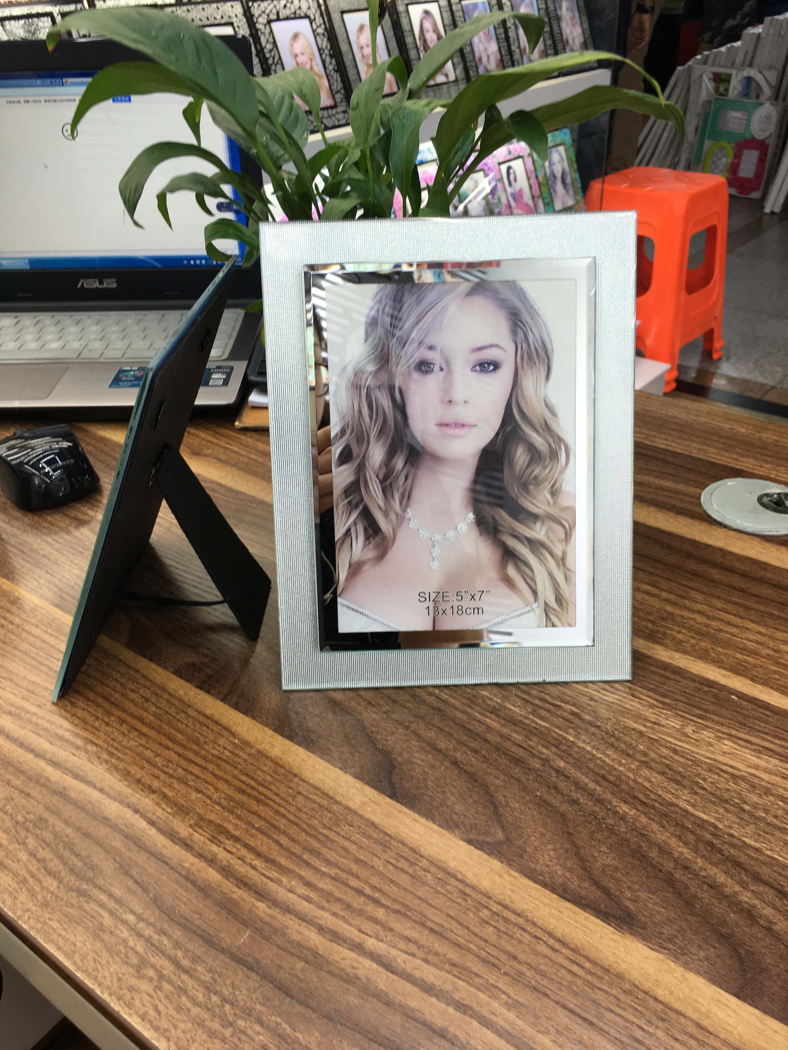 亚克力相框摆台透明水晶框挂墙12寸A3营业执照A4证书奖状裱框定制图