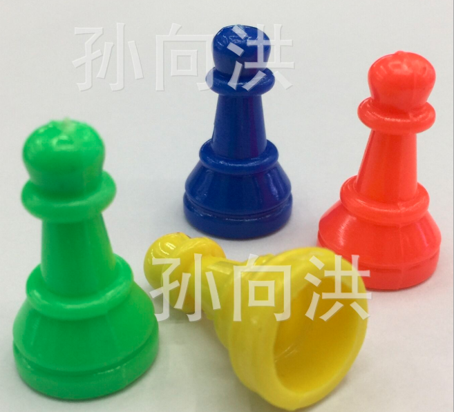 [义乌赌鬼]棋子骰子飞行棋大富翁棋塑料棋子游戏棋配件