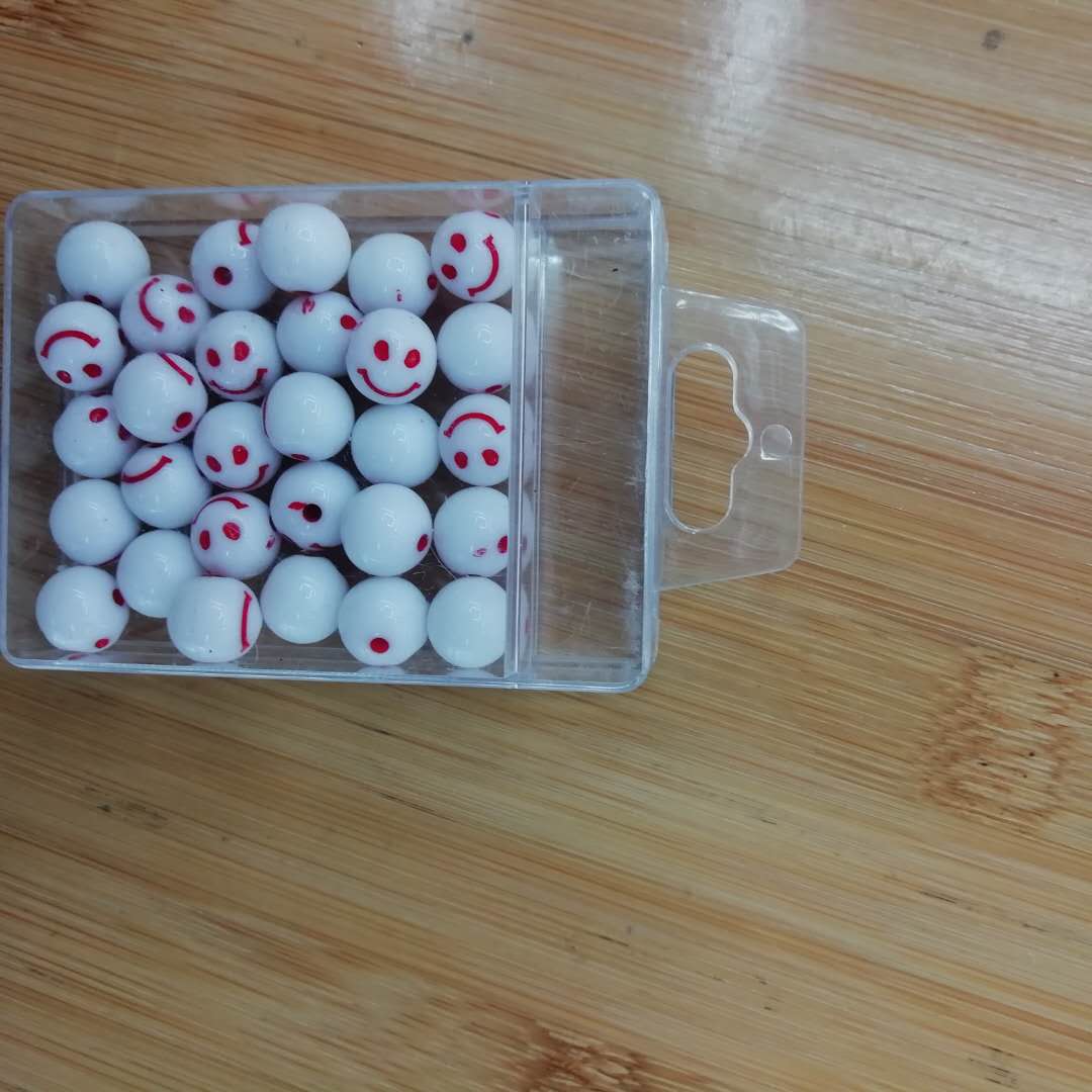Diy Knitted Sweater Chain Necklace Accessory Bead Loose Bead Accessory Button Smiley Face Specification drawing