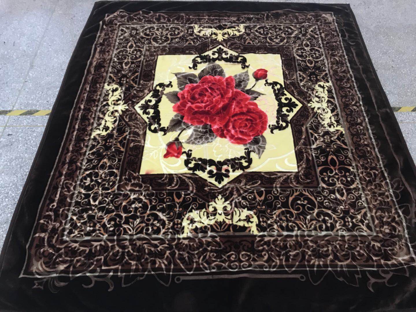 A 5-kilogram double-layer Raschel blanket details Picture