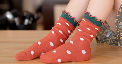 儿童袜子秋冬新款2020中长袜宝宝婴儿袜子韩版儿童简约中筒条纹袜产品图