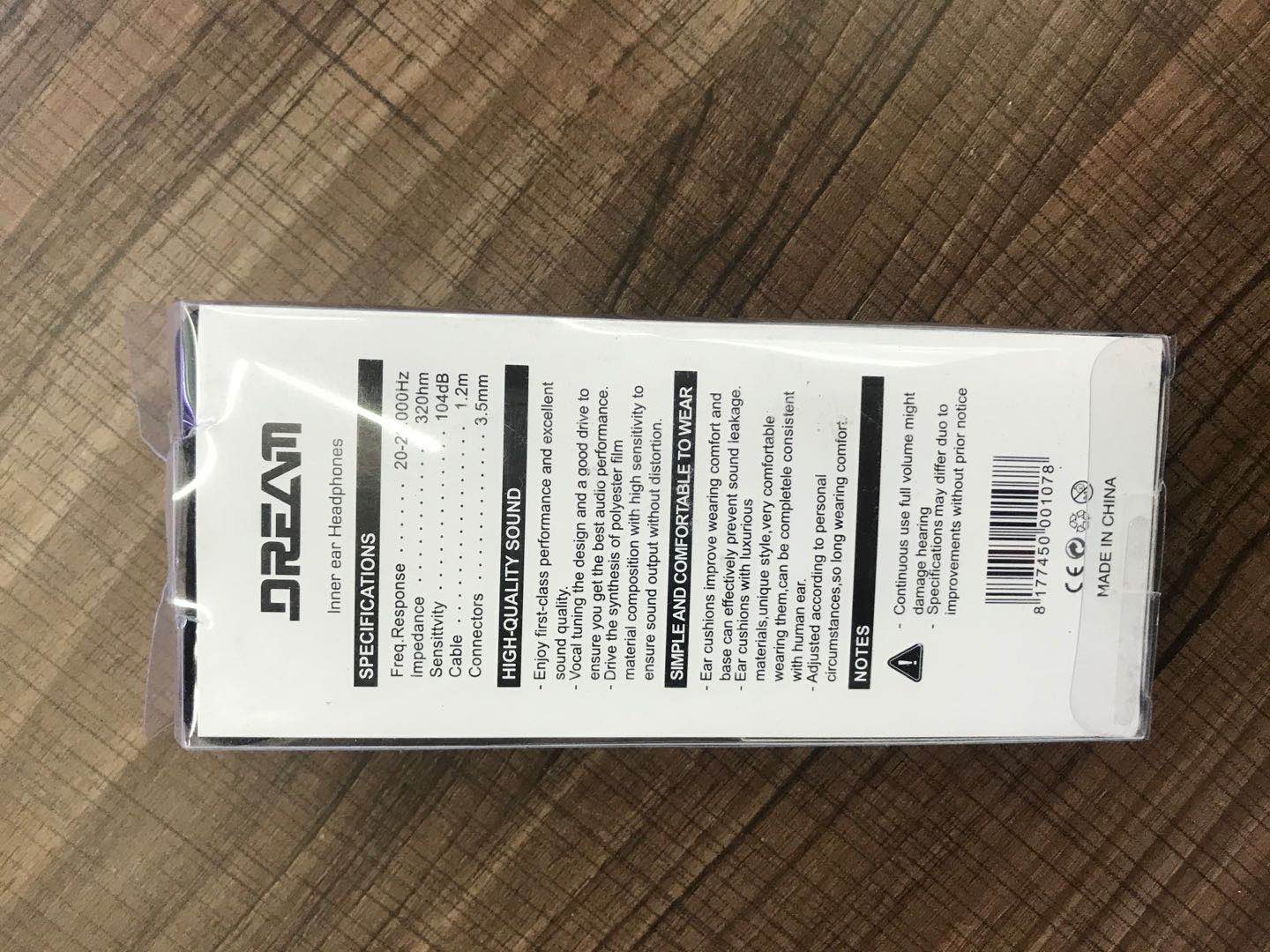 Electric ferry microphone headphones, braided wiring Specification image