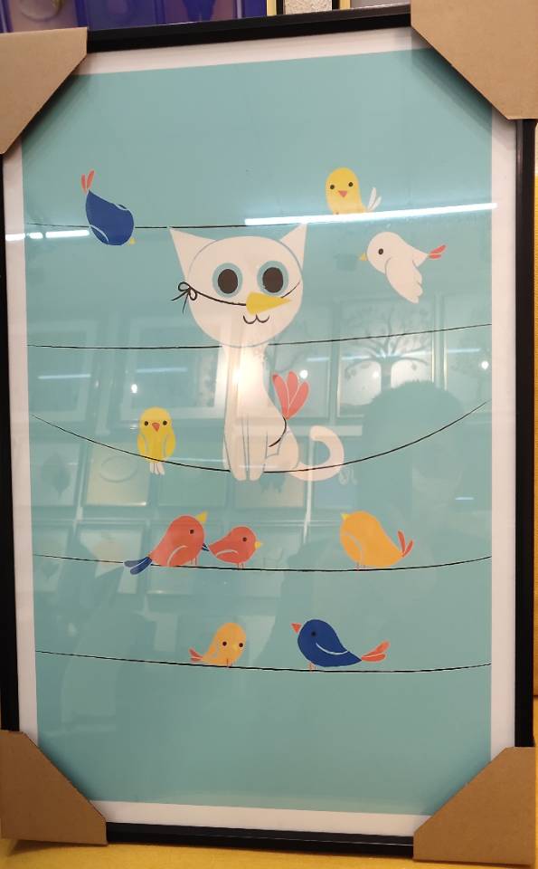 佳画商行40*60cm卡通玻璃装饰画