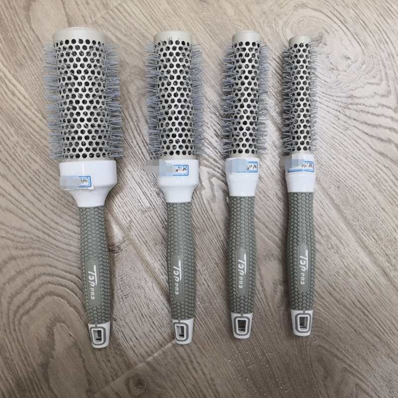 Nano-Ceramic Aluminum Tube Hair Roller Comb Roller Comb Air Comb Fluffy Curly Hair Comb