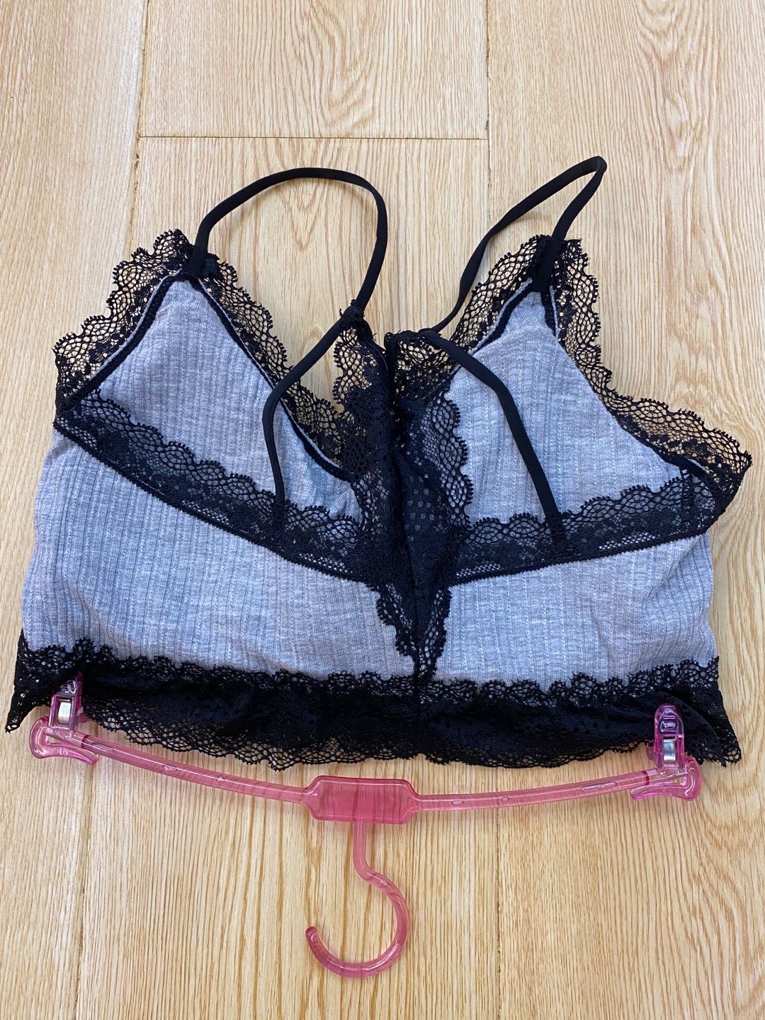 Back lace detail enlarges for hand-stitched feature