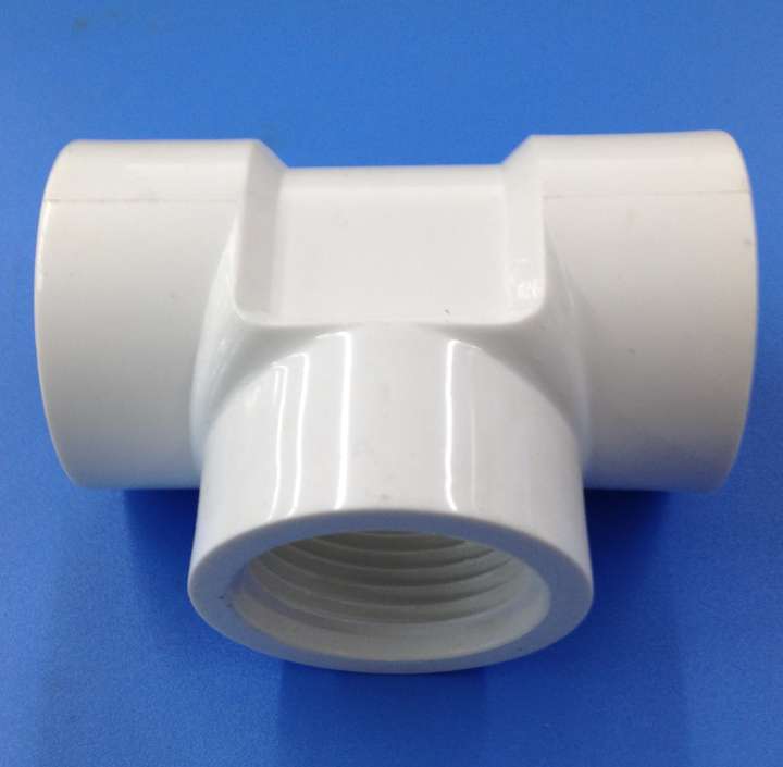 PVC British standard internal thread three-way water pipe three-way fittings