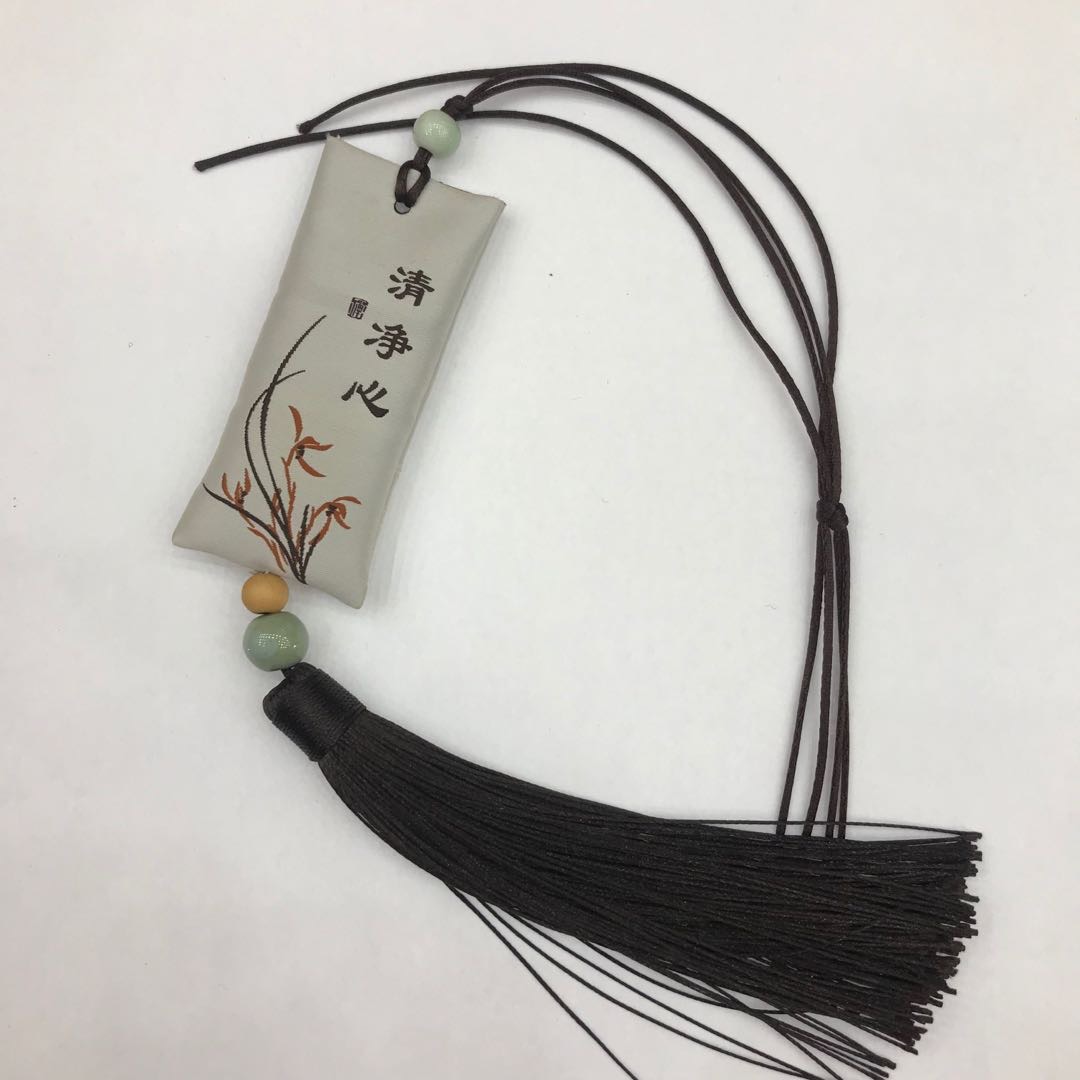 随身长方形流苏香囊香包手工小迷你刺绣香袋福袋汽车挂件