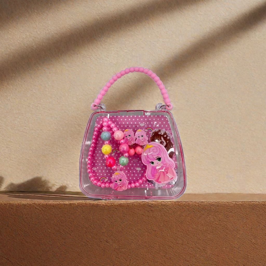 外贸/内销/儿童项链/发夹/发饰/收纳盒白底实物图