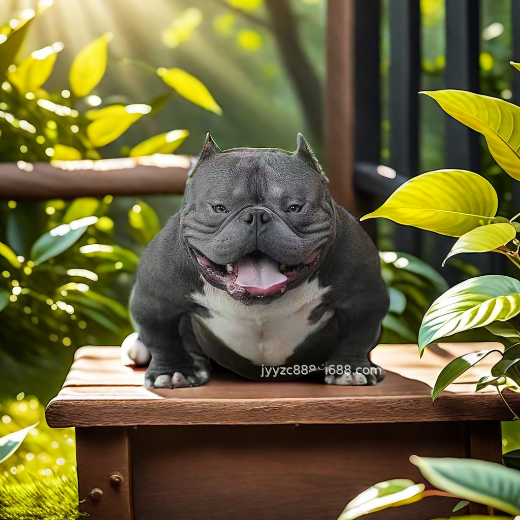 Purebred Bully Puppy Pet Dog The Living Animal Guard Dog That Guards The Home Is Adopted By Love Application Scenario