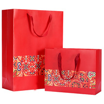 中国风红色手提袋服装结婚礼品袋纸袋伴手礼礼袋礼盒袋子批发