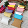 可爱枕形印花幸福子语喜糖盒子 枕头形状烘焙盒子圣诞小礼物盒图