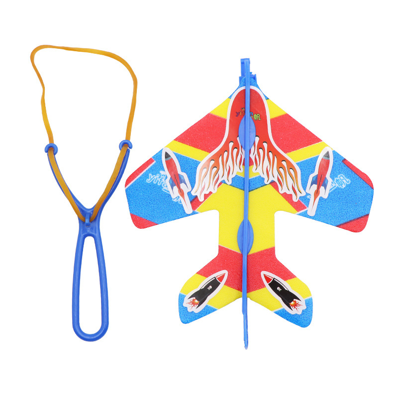 Elastic flash aircraft selling hot light catapult arrow flying toys wholesale stalls goods night market supplies Item Picture
