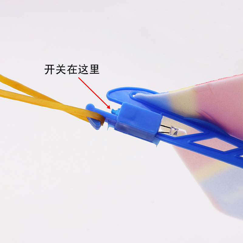 Elastic flash aircraft selling hot light catapult arrow flying toys wholesale stalls goods night market supplies Application Scenario