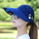 帽子女韩版新款户外出游休闲百搭防晒太阳帽可折叠防紫外线遮阳帽图