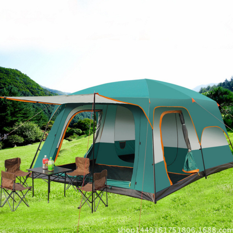 Manufacturers wholesale two rooms one room big tent outdoor camping 6-8 people 8-12 people two rooms one room camping tent 863