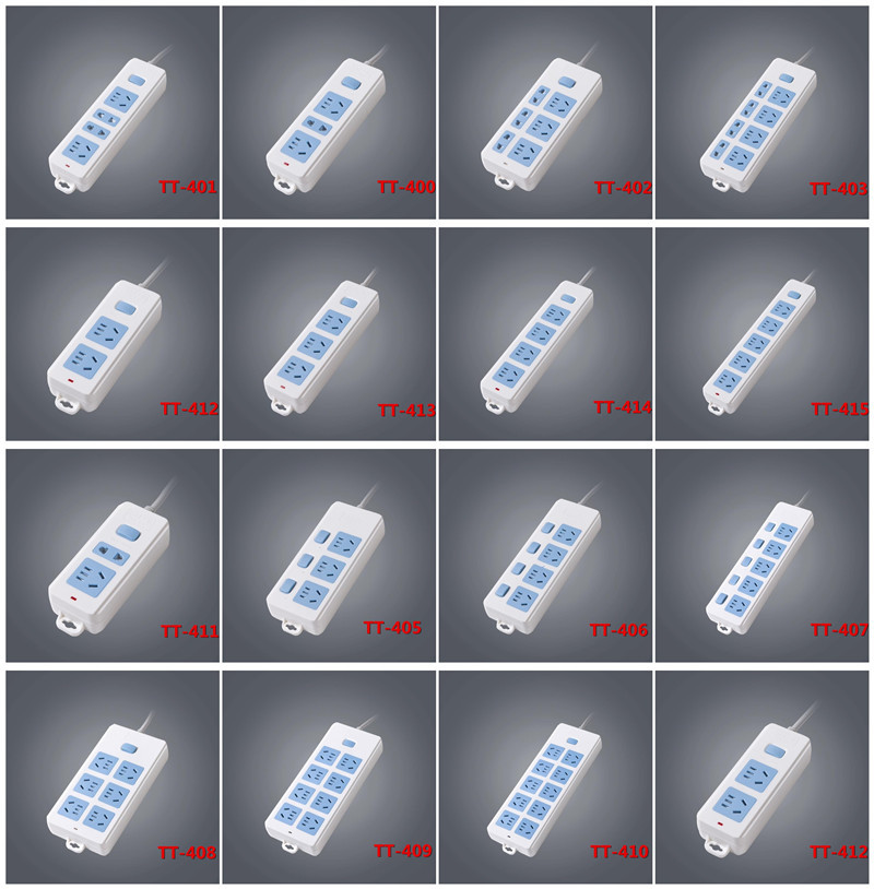 Wholesale new national standard high power conversion strip office strip multi-function switch smart socket Item Picture
