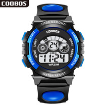Kubo Shi children's watch multi-functional seven color light waterproof student electronic watch spot 0119577
