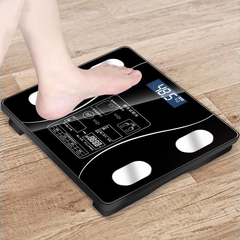 Home adult electronic scale weight scale Bluetooth APP weight scale intelligent charging human scale Specification drawing