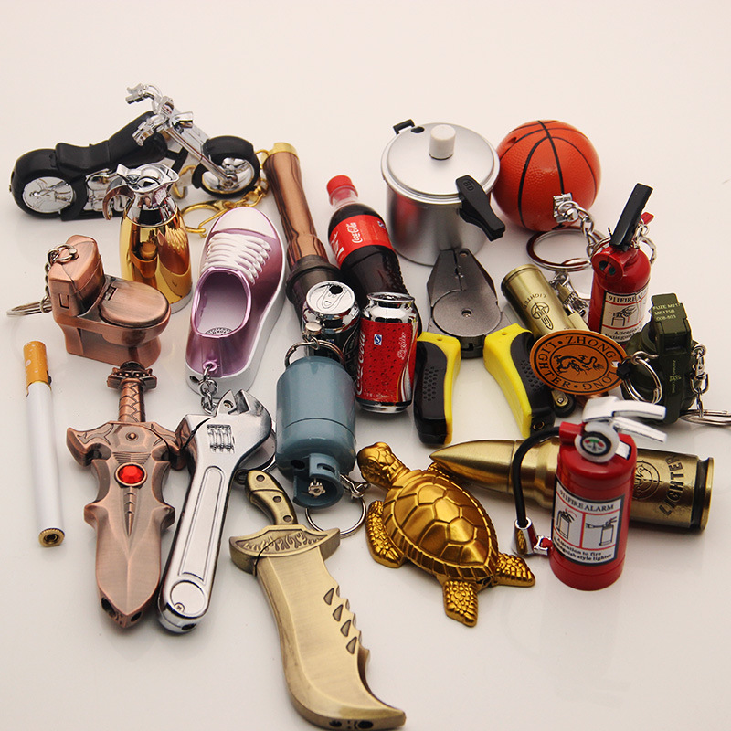New unique lighter creative personality inflatable cute mini wrench vise lighter Tiktok the same 101 full figure