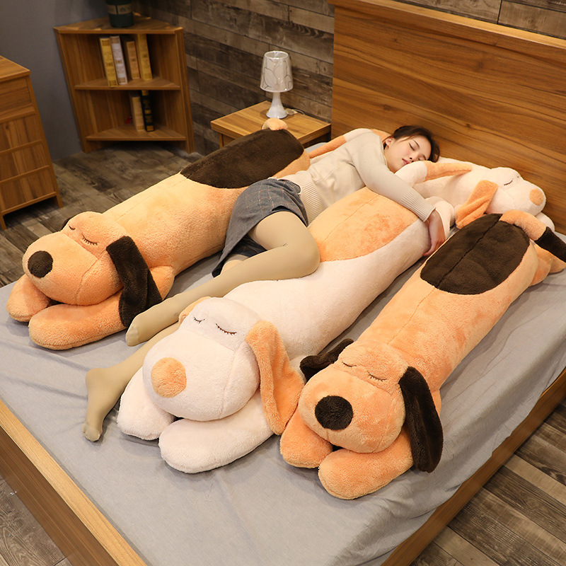 Party dog doll cute plush toys for men and women sleeping pillow pillow big doll pillow wholesale 296