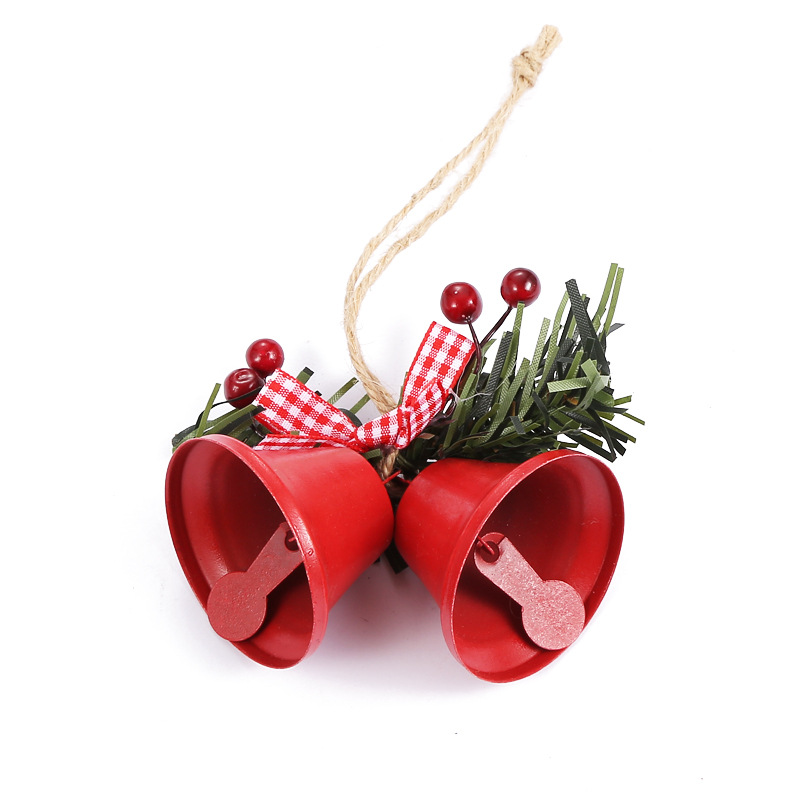 新款圣诞节铃铛挂件金属喇叭铃铛创意圣诞装饰挂件饰品配件铃铛详情图5