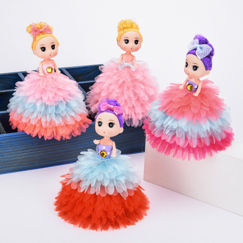 Luminous confused cartoon doll colorful glitter doll girl creative night market stalls hot sale source children's toys 326 Specification drawing
