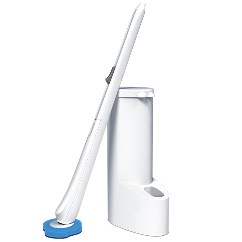 Disposable Toilet Brush Dissolving Replacement Head Toilet Brush Set No-Dead Decontamination Household Disposable Toilet Brush Item Picture
