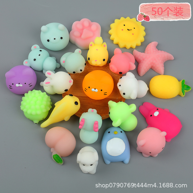 Student gift to vent animal cute pet soft cute doll novelty creative small group pinch music decompression toy wholesale details Picture