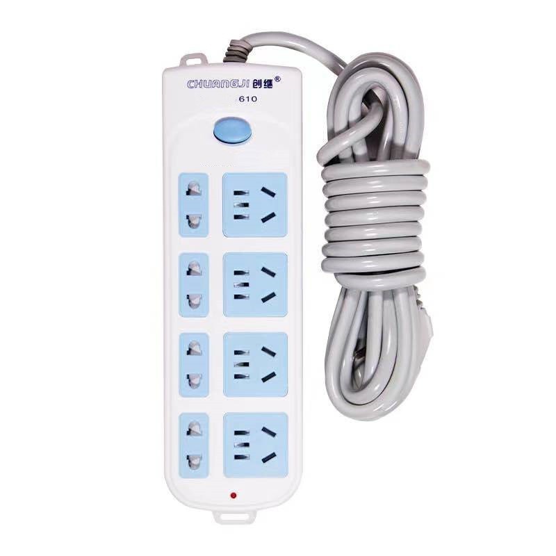 Manufacturers wholesale high-power plug multi-function with cable socket home multi-hole protection door plug board Item Picture