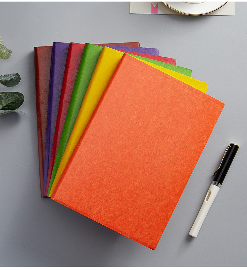 Chenshi 16K office student notepad a6 Soft copy book wholesale stationery PU soft leather hardcover business notebook 375 Specification drawing